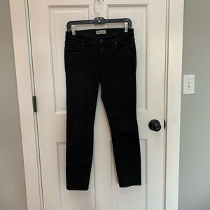 Madewell skinny jeans, tailored for shorter legs!